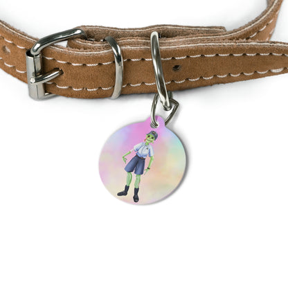 Zombie Mailman Dog Tag